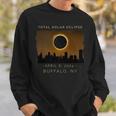 2024 Total Solar Eclipse In Buffalo New York Sweatshirt Gifts for Him