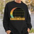 2024 Total Solar Eclipse In Hot Springs Arkansas Sweatshirt Gifts for Him