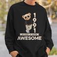 33 Geburtstag Herren Damen 1991 Original Awesome Teddybär Sweatshirt Geschenke für Ihn