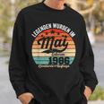 38 Geburtstag Geschenk Mann Legenden Sind Im Mai 1986 Sweatshirt Geschenke für Ihn