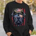 4 Juli Cane Corso Usa Flagge Papaater Amerika Männer Jungen Sweatshirt Geschenke für Ihn