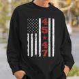 45 47 Trump Vintage Usa Flag 2024 President Election Politic Sweatshirt Gifts for Him