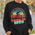 45 Year Old Cyclist Born In 1979 45Th Birthday Cycling Sweatshirt Gifts for Him