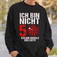 50 Geburtstag Geschenk Lustiges Dart Spruch Double Bullseye Sweatshirt Geschenke für Ihn