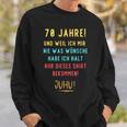 70Th Birthday Decoration For Someone Der Sich Nichts Wünscht Sweatshirt Geschenke für Ihn