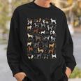 Abc Dog Breeds Identification A-Z Types Of Dogs Canine Sweatshirt Gifts for Him