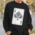 Ace Of Spades Rick Roll Back Printed Sweatshirt Gifts for Him