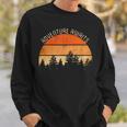 Adventure Awaits Retro Hiking Sweatshirt Gifts for Him