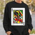 African Queen Card Melanin Black Pride Blm Junenth Sweatshirt Gifts for Him
