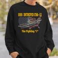 Aircraft Carrier Uss Intrepid Cva-11 Veterans Day Father Day Sweatshirt Gifts for Him