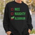 Albanian Albania Pajama Christmas Sweatshirt Gifts for Him