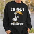 Alles Egal Norden Sei Seagull Scheiss Drauf North Sea Baltic Sea Sweatshirt Geschenke für Ihn