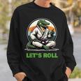 Alligator Bjj Gi Brazilian Jiu Jitsu Kampfkunst Let's Roll Sweatshirt Geschenke für Ihn