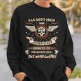 Als Gott Mich Vor 65 Jahren Schuf Grinste Er 65Th Birthday Sweatshirt Geschenke für Ihn