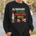Alvarado Family Name Alvarado Family Christmas Sweatshirt Gifts for Him
