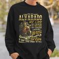 Alvarado Family Name Alvarado Last Name Team Sweatshirt Gifts for Him