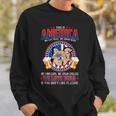America We Love Dogs Chihuahua Dog And Beer 4Th Of July Sweatshirt Gifts for Him