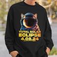 America Totality 40824 Corgi Total Solar Eclipse Dog 2024 Sweatshirt Gifts for Him