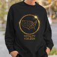 America Totality Total Solar Eclipse April 8 2024 Usa Map Sweatshirt Gifts for Him