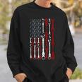 American Flag Mechanic Patriotic Mechanic Usa Flag Sweatshirt Gifts for Him