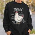 Anatomy Of A Chicken Country Farm Women Girl Sweatshirt Gifts for Him