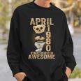 April 1980 44Th Birthday 2024 44 Years Of Being Awesome Sweatshirt Gifts for Him
