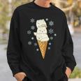 Arctic Fox Ice Cream Sweatshirt Gifts for Him