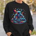 Astronaut Dj Planets Djing In Space Sweatshirt Gifts for Him