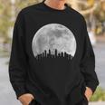 Atlanta Skyline Moon Pride Georgia Vintage Atlanta Sweatshirt Gifts for Him