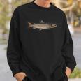 Atlantic Salmon Vintage Illustration Da Vinci Style Fishing Sweatshirt Gifts for Him