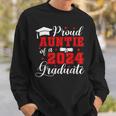 Auntie Senior 2024 Proud Auntie Of A Class Of 2024 Graduate Sweatshirt Gifts for Him