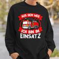 Aus Dem Weg Ich Bin Im Einsatz German Langu Sweatshirt Geschenke für Ihn