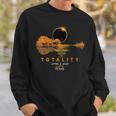 Austin Texas Total Solar Eclipse 2024 Guitar Sweatshirt Gifts for Him