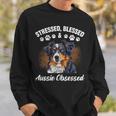 Australian Shepherd Stressed Blessed Aussie Lustig Besitzer Sweatshirt Geschenke für Ihn