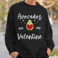 Avocado Valentines Day For Couple Cute Avocado Lover Sweatshirt Gifts for Him