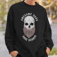 Awesome Dads Have Beards Bearded Skull Fathers Day Sweatshirt Gifts for Him