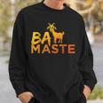 Baa Maste Goat Yoga Crazy Animal Sweatshirt Gifts for Him