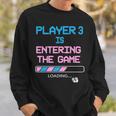 Baby Announcement New Dad Gender Reveal Father's Day Gaming Sweatshirt Gifts for Him