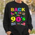 Back To 90'S 1990S Vintage Retro Nineties Costume Party Sweatshirt Gifts for Him
