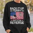 Back It Up Terry Put It In Reverse July 4Th Fireworks Terry Sweatshirt Gifts for Him