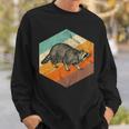 Badger Retro Badger Vintage Badger Sweatshirt Geschenke für Ihn