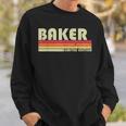 Baker Job Title Profession Birthday Worker Idea Sweatshirt Gifts for Him