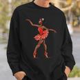 Ballet Black African American Ballerina Sweatshirt Gifts for Him