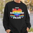 From Baltimore With Pride Lgbtq Gay Lgbt Homosexual Sweatshirt Gifts for Him