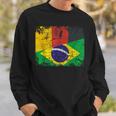 Banderas De Alemania Brasil Raíces Alemanas Mitad Brasileñasintage Camisa de entrenamiento Regalos para él