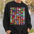 Banderas De Todos Los Países Del Mundo 287 Bandera Internacional Camisa de entrenamiento Regalos para él