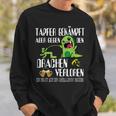 With Bapfer Fighter Dragon Poltern Stag Night Black S Sweatshirt Geschenke für Ihn