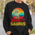 Barrett Saurus Family Reunion Last Name Team Custom Sweatshirt Gifts for Him