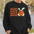 Basketball Easter Rabbit Bunny Happy Easter Day Bruh Sweatshirt Gifts for Him