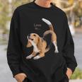 Beagle Beagles Love Is Dog Mom Dad Puppy Pet Cute Sweatshirt Gifts for Him